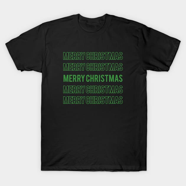 Merry Christmas T-Shirt by AdriaStore1